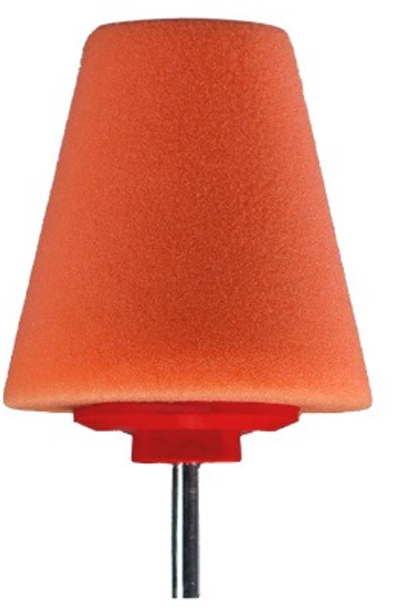 D-CON DELTA POLIJST CONE XL PAD ORANJE HARD 75 35MM