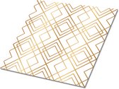 Lignes dorées dorées