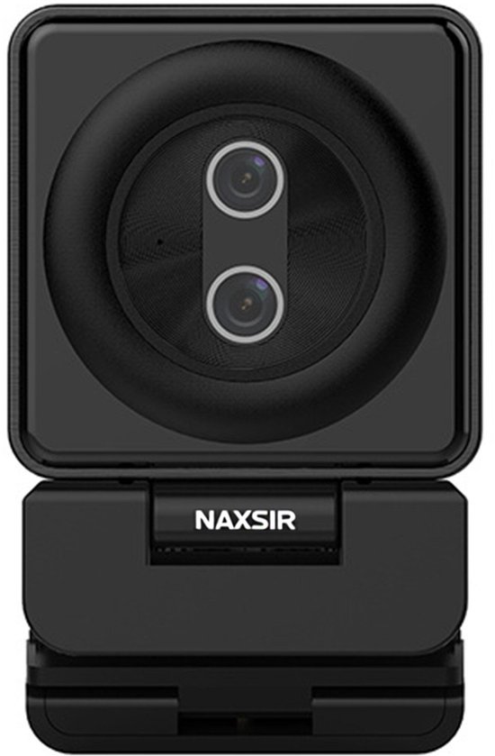 Webcam Médias HD 4K NAXSIR avec télécommandes - Ideal pour les conférences Web et la diffusion en direct | Avec Optique binoculaire et télécommande