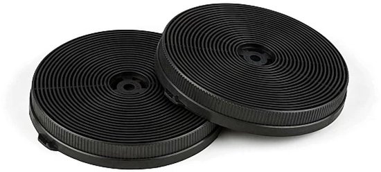 Klarstein Actief koolfilter voor afzuigkappen - Set van 2 circulatiesysteem Ø17,5 cm