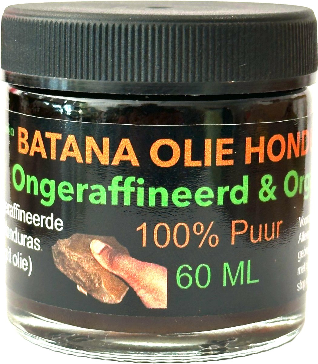 Hondurese Batana olie puur - 60 ML - Geproduceerd door de Miskito - Koudgeperst & Onbewerkt