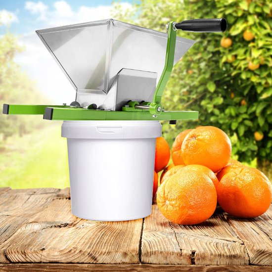 18L Handmatige Fruitpers & 7L Fruitmolen - Handmatige fruitpersset - voor vers fruit, familiebijeenkomsten,Wijnmaken van LZQ — afbeelding 3
