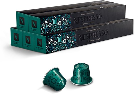 Nespresso koffiecups Stockholm 50 cups - intensiteit 8