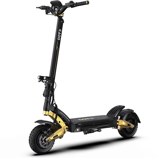Elektrische step OOTD S30 52V 23.4Ah 60km bereik 10” offroad banden hydraulische schijfremmen IP54 GPS