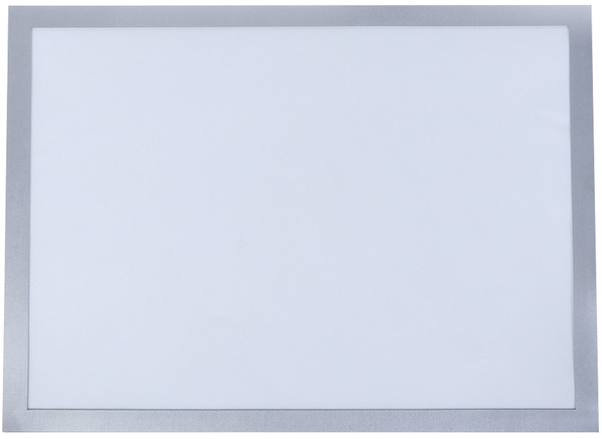 Magnetische fotolijst - 29,7x42cm - PVC Magnetische Fotolijst met Bedrijfsvergunning - Magnetische Sluiting - Wandmontage Nieuwsbriefomslag - A3 - Wit