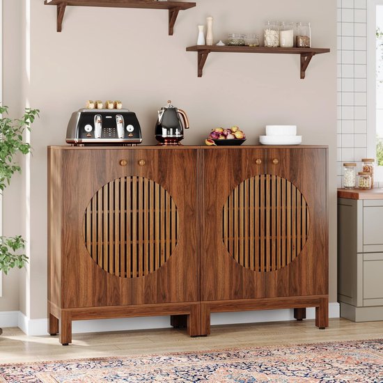 Meuble à chaussures Tribesigns - 5 niveaux - 73 x 35 x 100 cm - Pour 24 paires de Chaussures pour femmes - Moderne - Étagère à chaussures en bois - Étagère à chaussures pratique - Marron