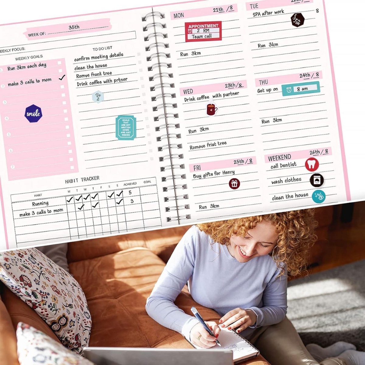 Studieplanner - Huiswerkplanner - Schoolplanner