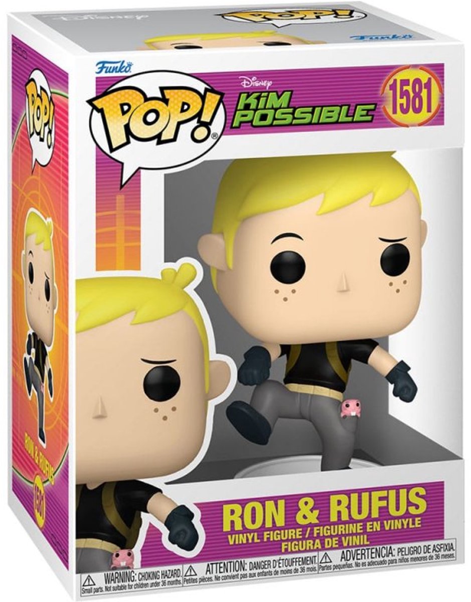 Funko Pop! Disney: Kim Possible - Ron & Rufus #1581