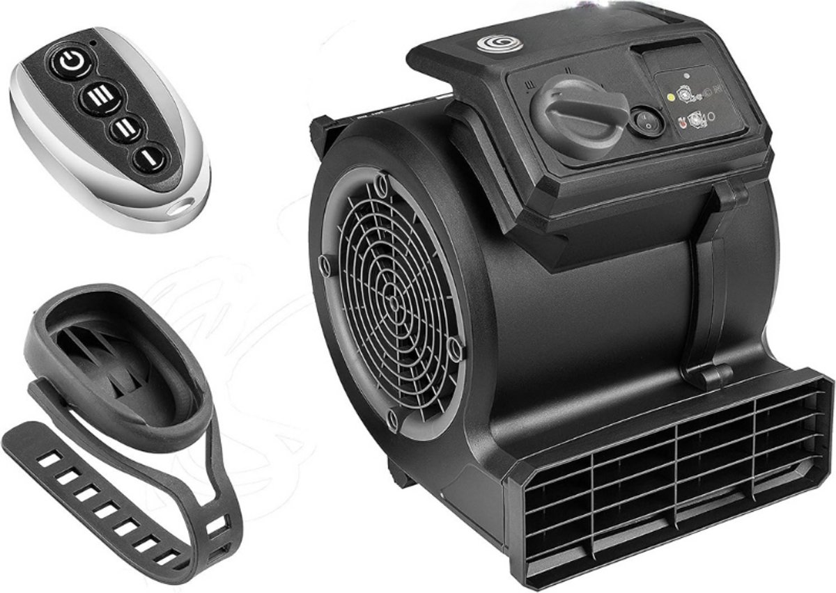 Costway Vloerventilator, 130 W, 3 Snelheden En 185 Draaibare Kop Blaasmachine Voor Drogen En Ventileren Staande Ventilator Voor Thuis En Commercieel 1137330759