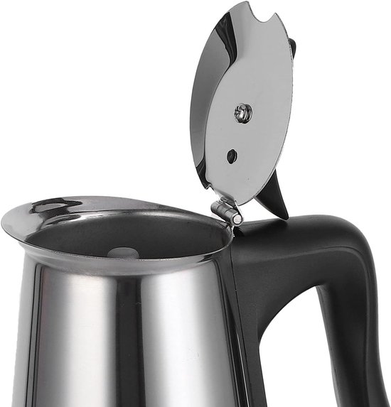 300Ml Coffee Maker Kettle, Stainless Steel Electric Coffee Pot Home Coffee Maker Italian Mocha Espresso Pot Stainless Steel Coffee Kettle for Home Kitchen Use van Merkloos	 — afbeelding 5
