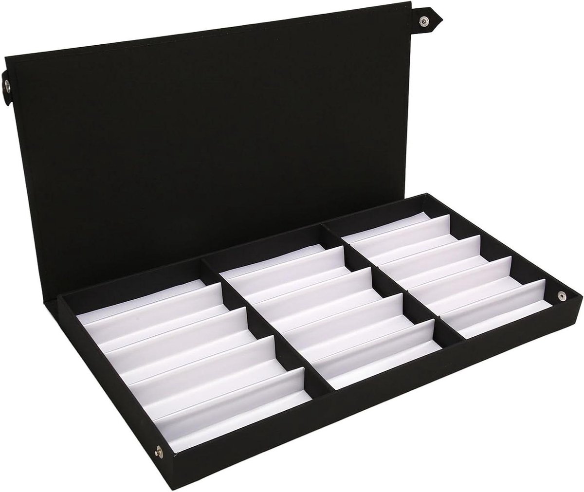Zonnebril Organizer Vitrine Nylon Doek - Multifunctionele opbergdoos voor Brillen en Sieraden - Opbergdoos voor Bureaubladladen