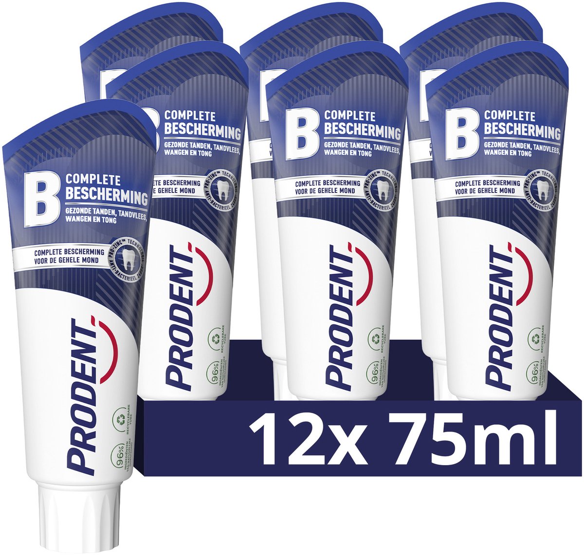 Prodent Complete Bescherming tandpasta - 12 x 75 ml