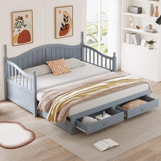 Litbird Faltbares 4-in-1 Sofa Bett – Sitzsack-Sofa, Relaxsessel, Spielsofa, Schlafsofa & Gästebett für kleine Räume, Sessel fürs Schlafzimmer & Wohnzimmer (Hellbraun, 95 cm mit Armlehnen
