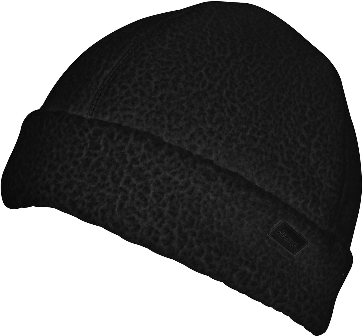 Frankie warme teddy fleece beanie muts voor dames Zwart