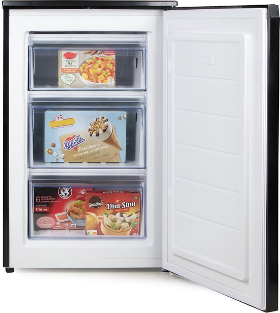 PRIMO PR191DV Vriezer Tafelmodel - Diepvries Vrijstaand - 87L - B - Zwart