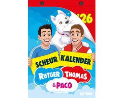 foto van Rutger, Thomas & Paco - Scheurkalender - 2026 - Nederlands