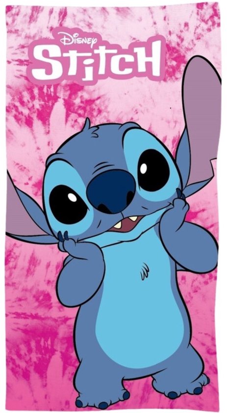 Serviette de Plage Lilo & Stitch - 70 x 140 CM - Rose