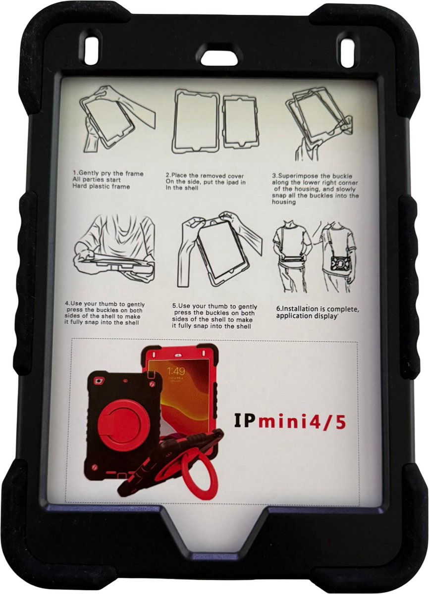 iPad mini 8.3 met stand zwart