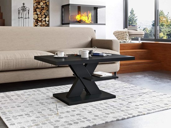 Moderne Salontafel met Open Plank en Opbergruimte voor de Woonkamer