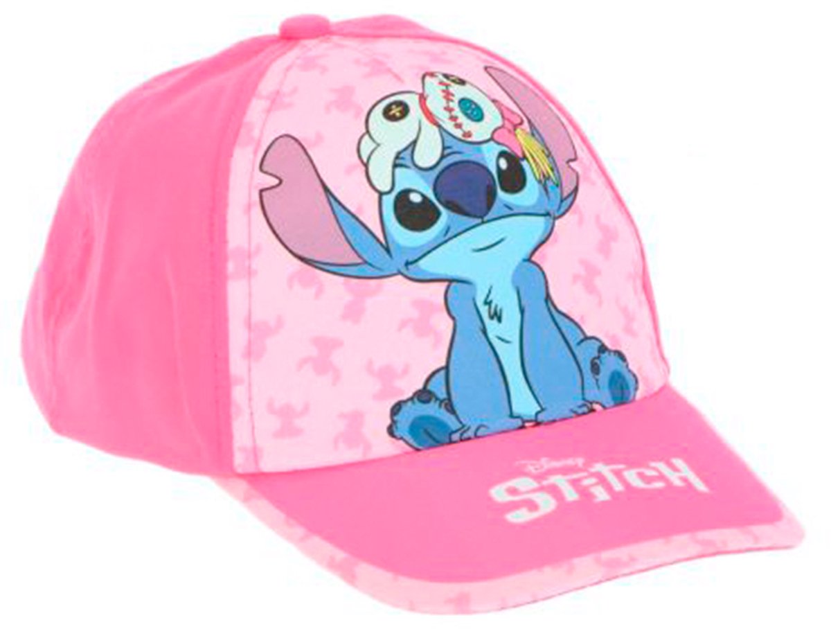 Disney Lilo & Stitch Pet – Roze – Maat 52-54 cm – Voor Meisjes – Kinder Cap - 3-9 jaar