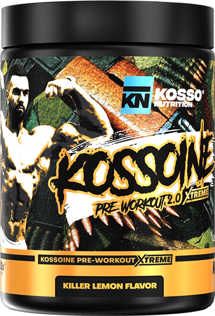 Kosso Nutrition – Killer Lemon – Pre-Workout – Killer Lemon Smaak – 6000mg L-Citrulline – 500g