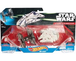 Star Wars The Fighter vs Millennium Falcon hot wheels