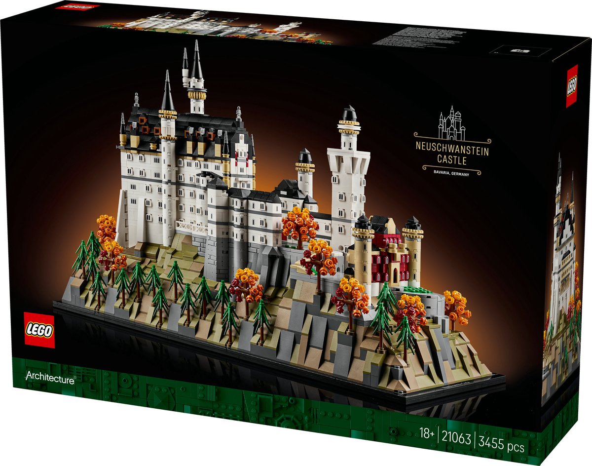 LEGO® Architecture Slot Neuschwanstein Verzamelset - 21063 — afbeelding 14