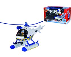 Brandweerman Sam Wallaby Politiehelikopter Geluid En Licht + Beeldje