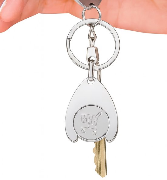 Panier Porte-clés I Pièce Pour Panier I Porte-clés Shopping I Acier Inoxydable
