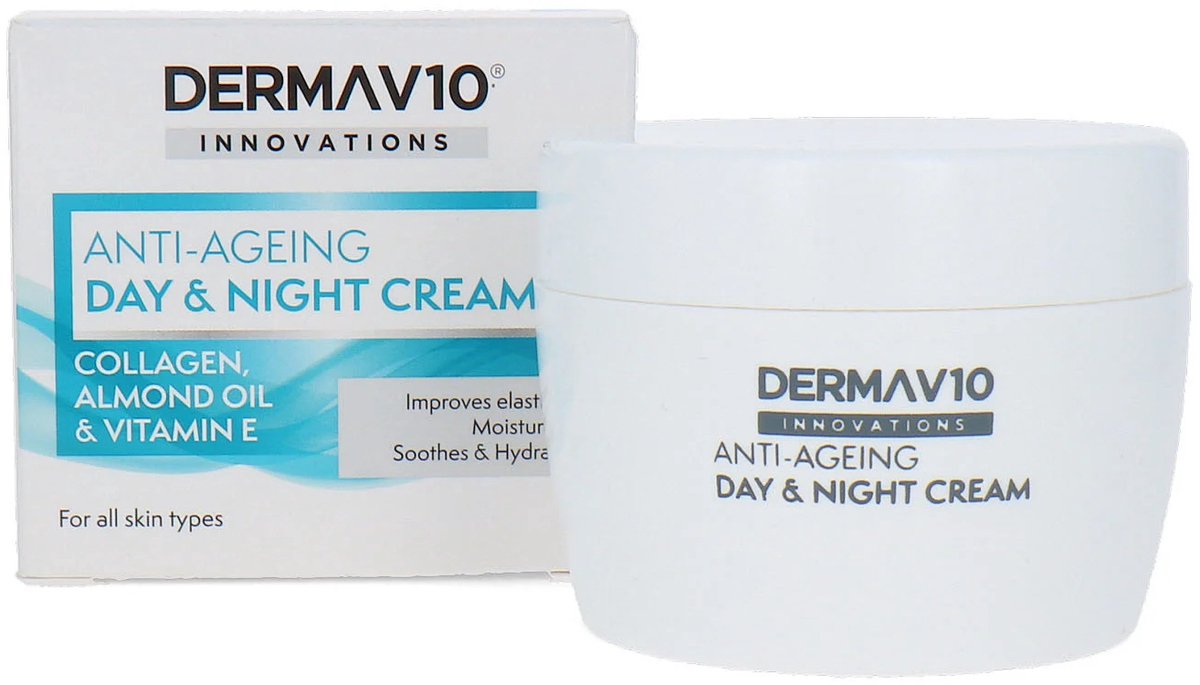 Derma V10 Anti-Ageing Day & Night Cream - 50 ml