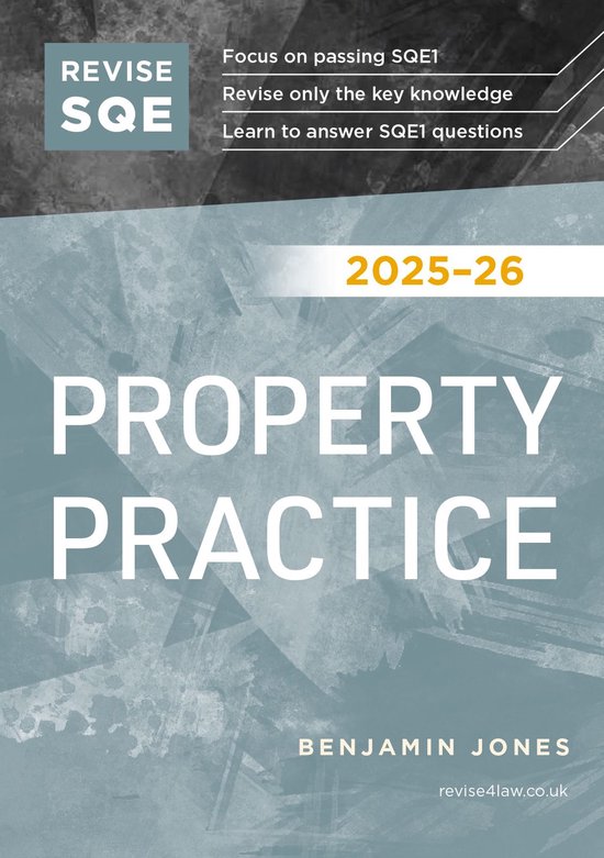 Revise SQE Property Practice 2025/26 - cover