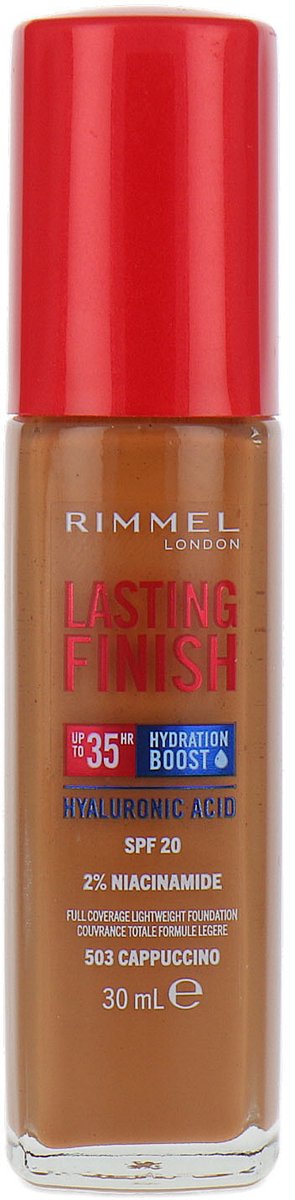 Rimmel Lasting Finish 35HR Hyaluronic Acid Foundation - 503 Cappuccino