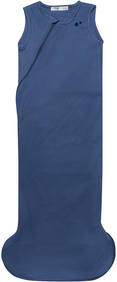 Baby Slaapzak 6-14 mnd - Lente- & Zomerslaapzak biologisch katoen - TOG 1.0 Blue Nights - Blauw - Snoozebaby