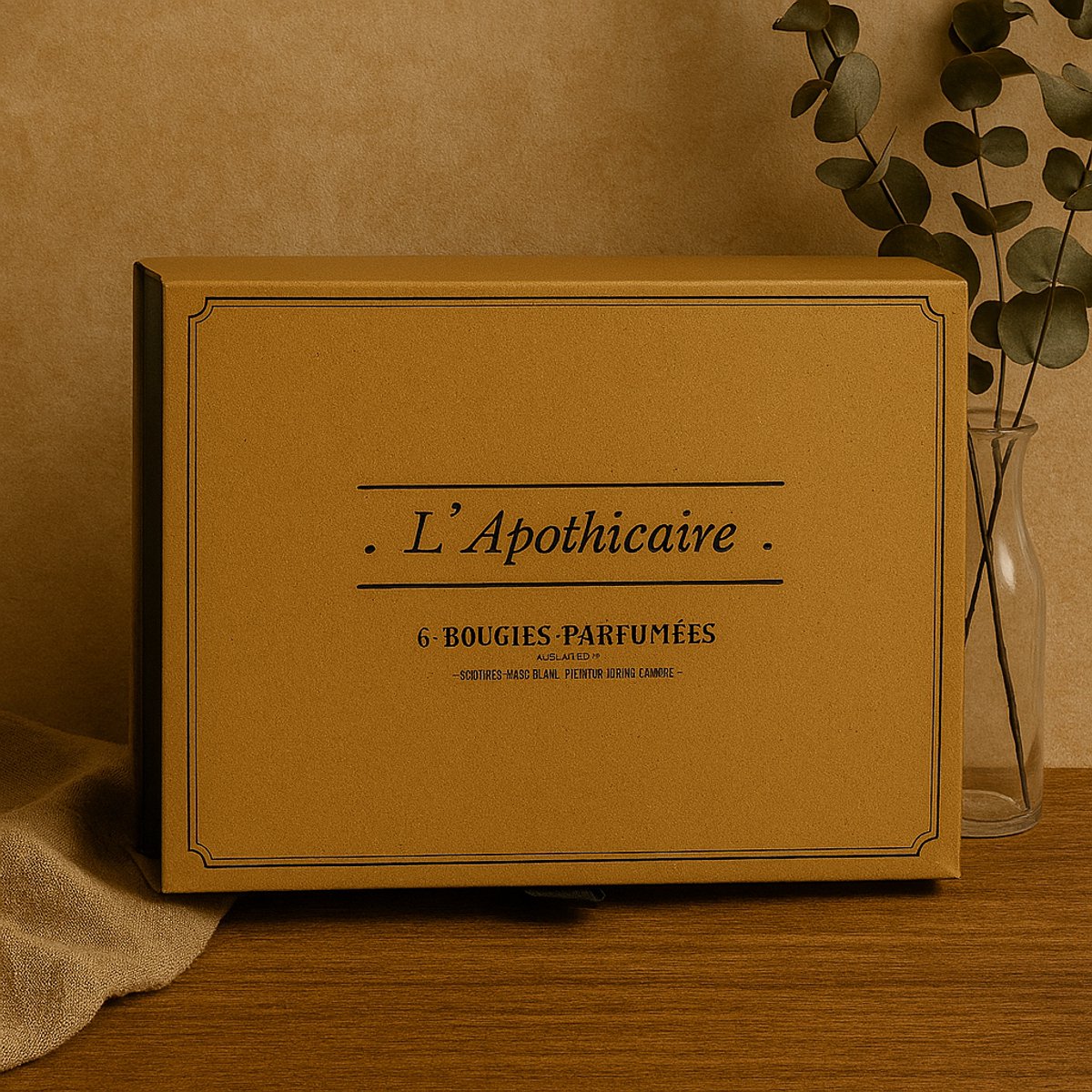 Luxe Geurkaarsen Geschenkset – Set van 6 Sfeerkaarsen in Cadeaubox – Aroma’s van Vanille, Roos & Musk – Perfect Cadeau voor Vrouwen – Beige — cadeau in Wonen & Interieur - foto 3