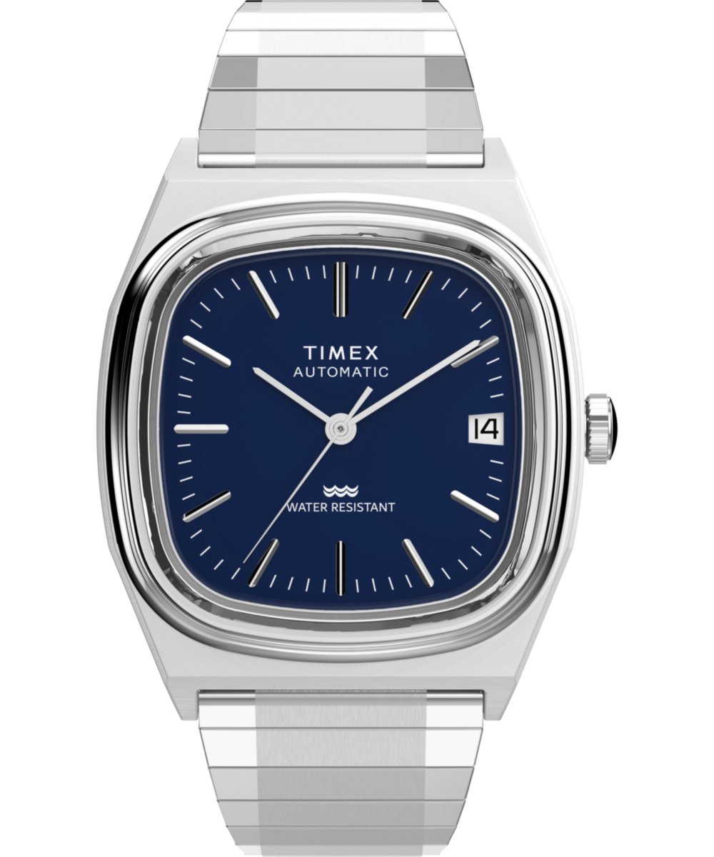 Timex E Line TW2Y07400 Horloge - Staal - Zilverkleurig - Ø 34 mm