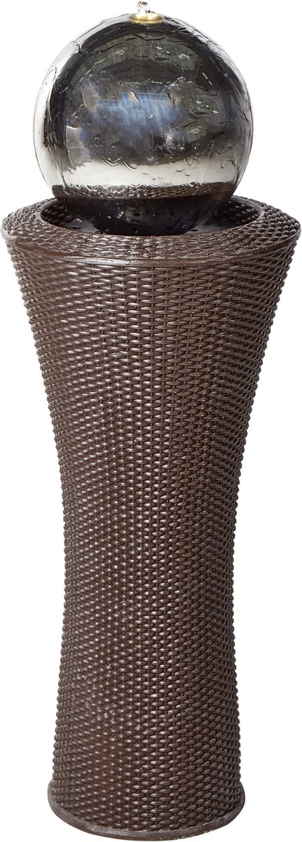 ZENYATTA - Tuinfontein met LED - Bruin - Magnesiumoxide