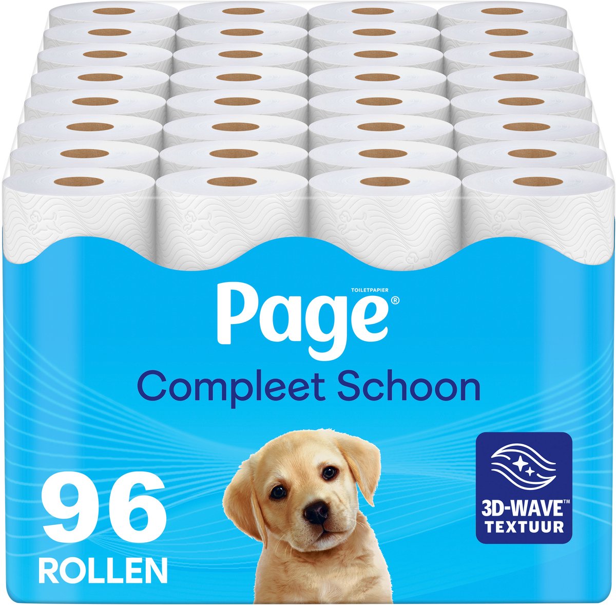 Page toiletpapier - 96 rollen - Compleet Schoon wc papier - met een vleugje katoen