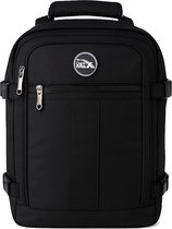 CabinMax Metz Reistas – Handbagage 24L Wizz Air – Rugzak Transavia – Schooltas - 40x30x20 cm – Compact Backpack – Lichtgewicht – Zwart