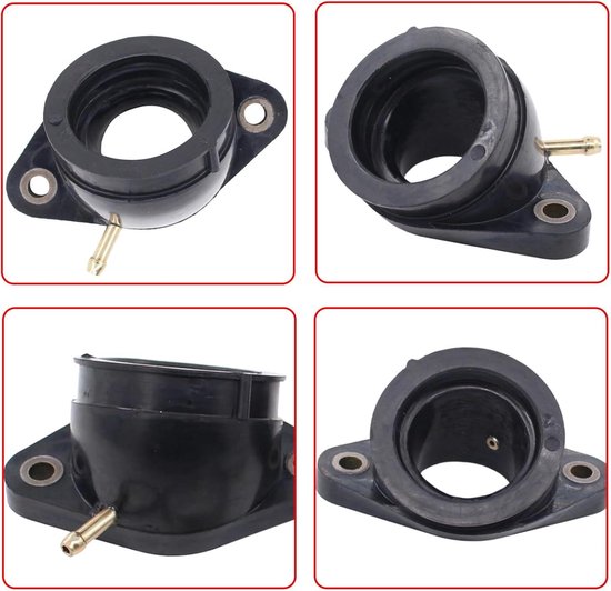 ItalyRacing Suction Connector Set CHY-21 Open - For Yamaha XV 535 Virago, XV500, XV400 - Carburetor Intake Manifold Kit