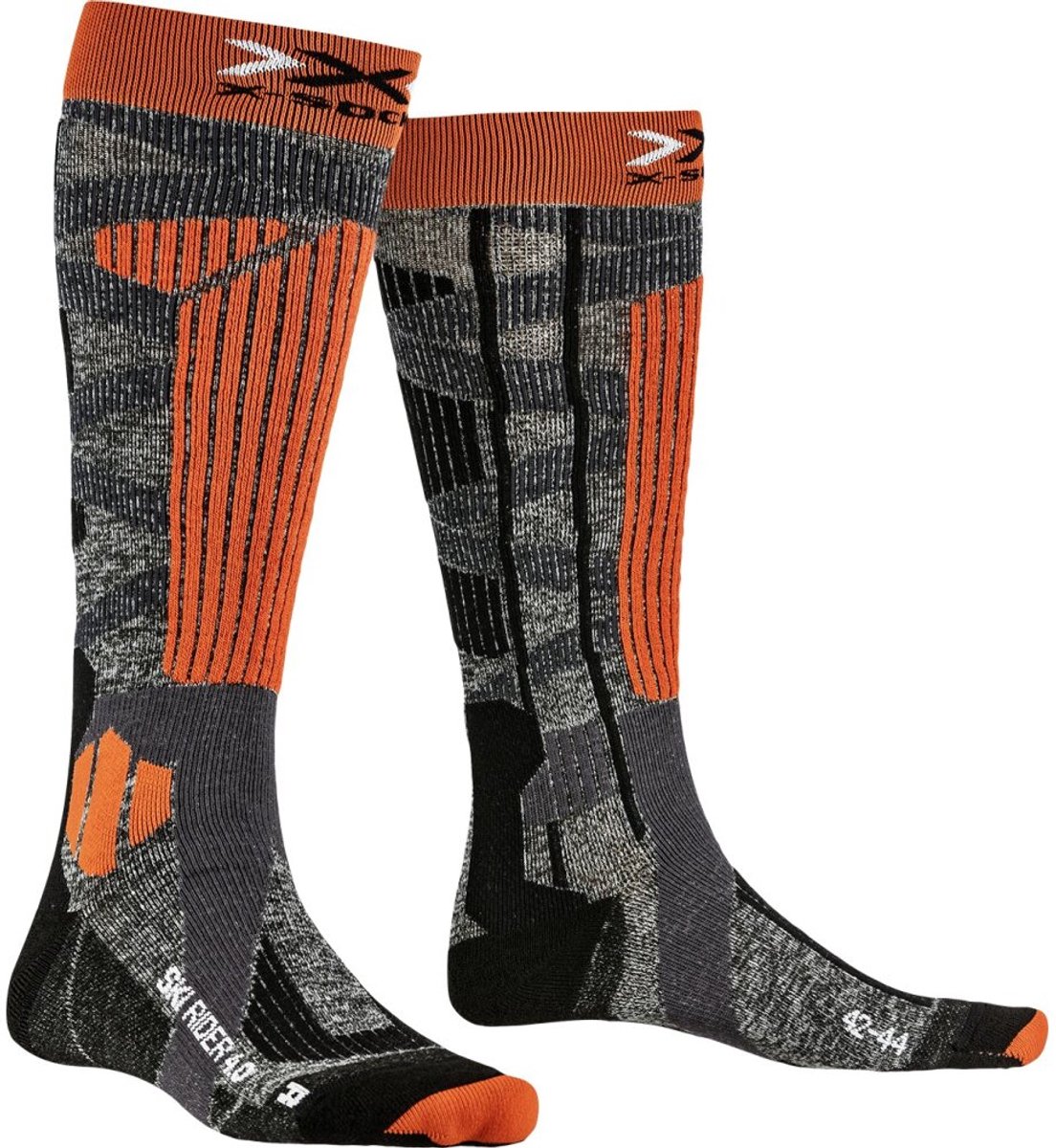 X-Socks Ski Rider 4.0 skisok Oranje