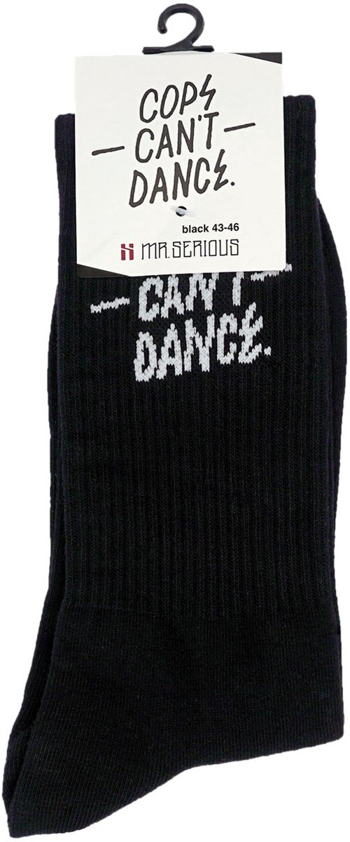 Cops can’t dance socks black