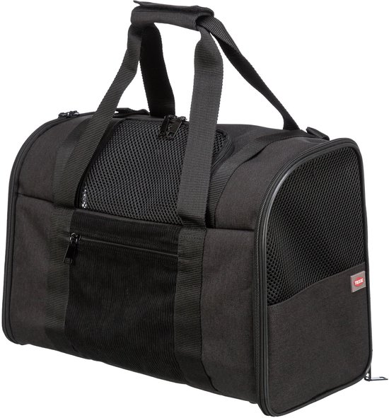 Trixie Rugtas Connor - Voor honden - Zwart/Blauw - 42 x 29 x 21 cm