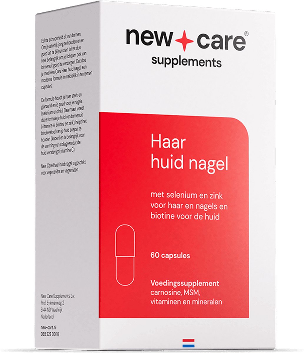 Goedkoopste New Care Haar huid nagel - 60 capsules - vegan