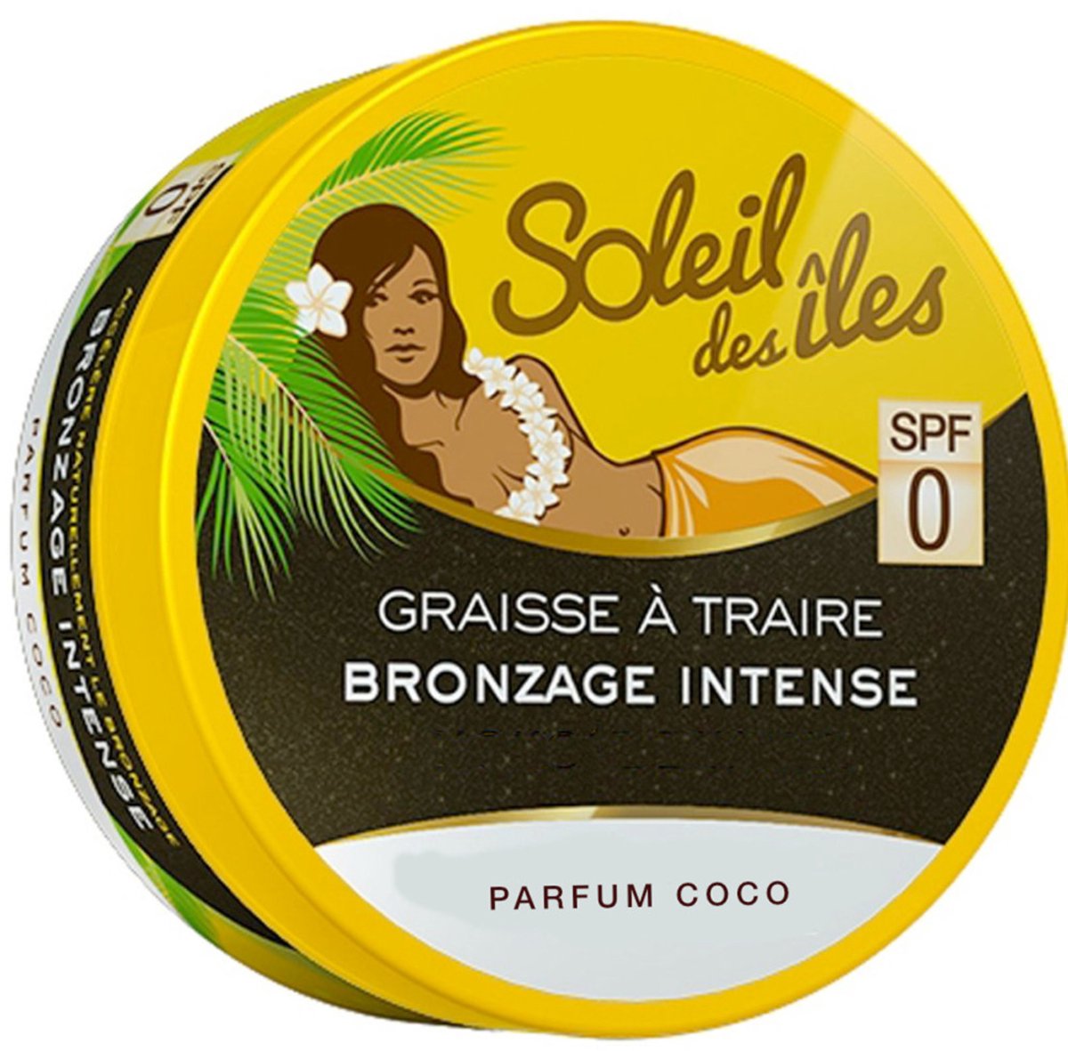 Zonneolie Zonder SPF – Graisse à Traire (Melkvet) met Kokosgeur – Soleil des Îles – Snelle, Intense Bruining – 150ml