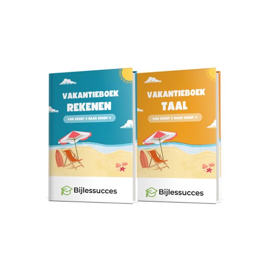 Vakantieboeken Rekenen en Taal - Groep 3 naar Groep 4 - cover