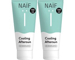 Naïf - Cooling Aftersun - Voordeelset - Huidverzorging - Verkoelend & Kalmerend - Met Aloë Vera Sap - 2x100ml