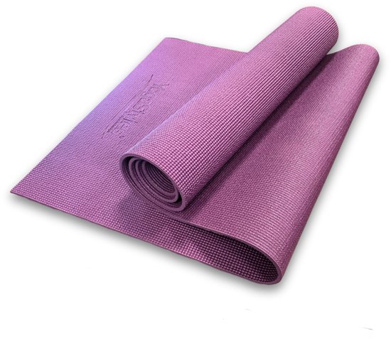 YogaStyles EKO Yogamat Standaard - PVC - 183x61 cm - Paars