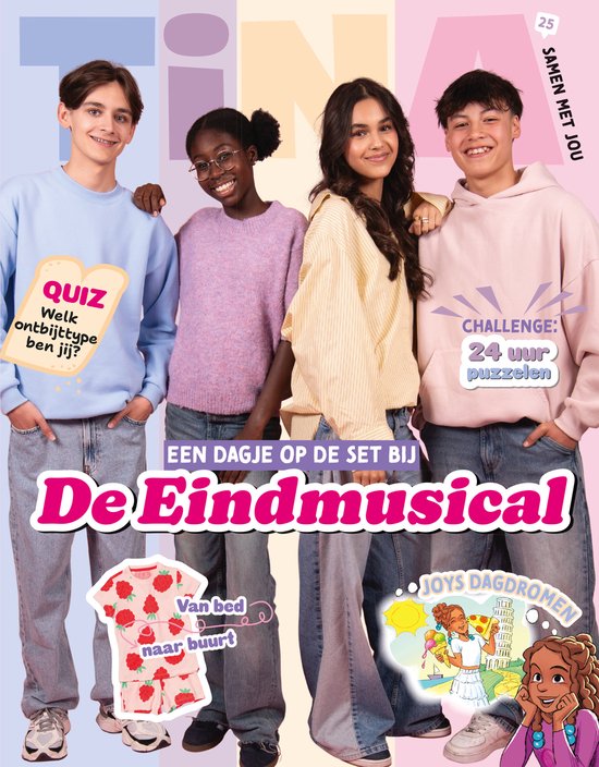 Tina magazine nr. 25 - 2025 - tijdschriften - magazine - De eindmusical - welk ontbijttype ben jij?