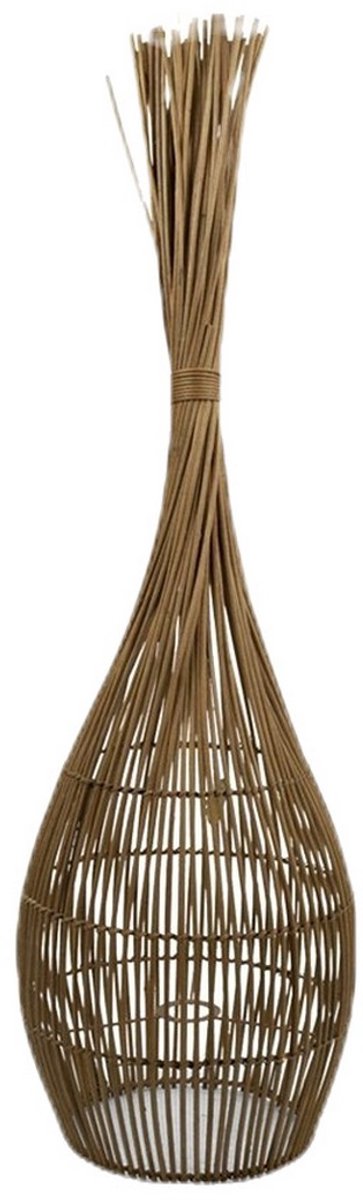rotan vloerlamp 90cm (incl. elec. snoer)