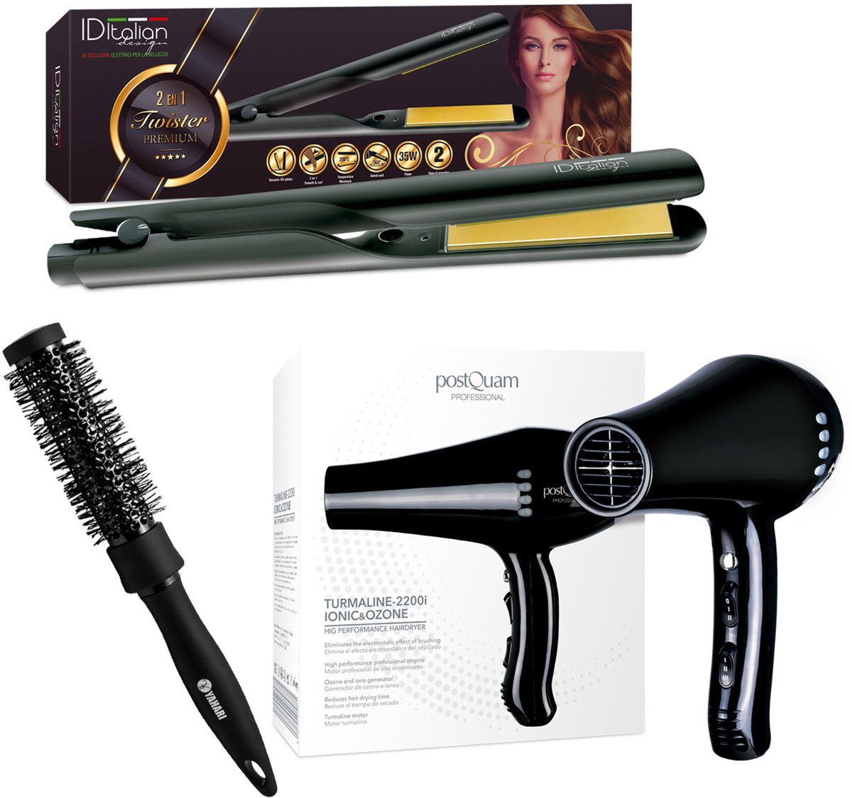 ITALIAN DESIGN ELECTRICAL ITEMS IONISCH & OZON + TWIST PREMIUM PAKKET
